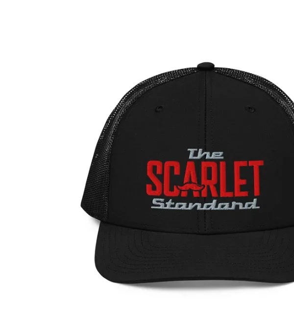 The Scarlet Standard script trucker cap